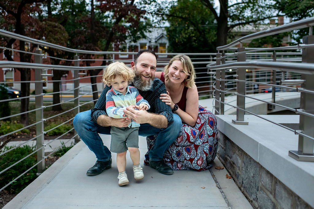 Natalie and her family in Pennsylvania
